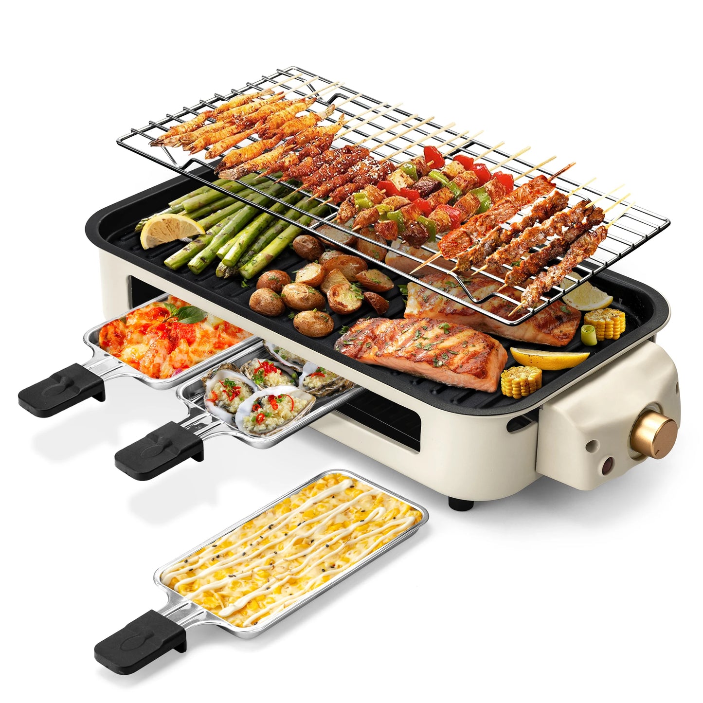 Sumetas Smokeless Indoor Electric Grill
