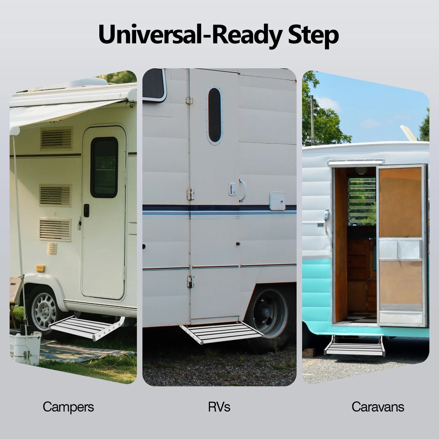 Bymaocar 12V Led Folding Camper Entry Step