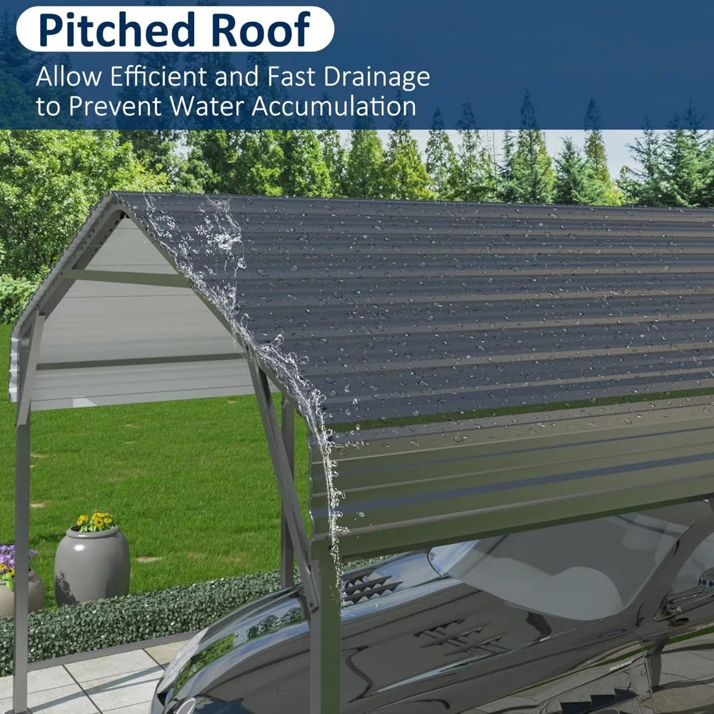 Heavy Duty Galvanized Metal Carport Shelter
