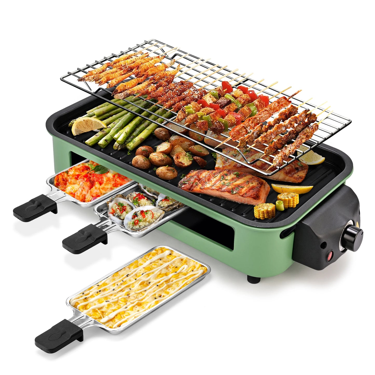 Sumetas Smokeless Indoor Electric Grill