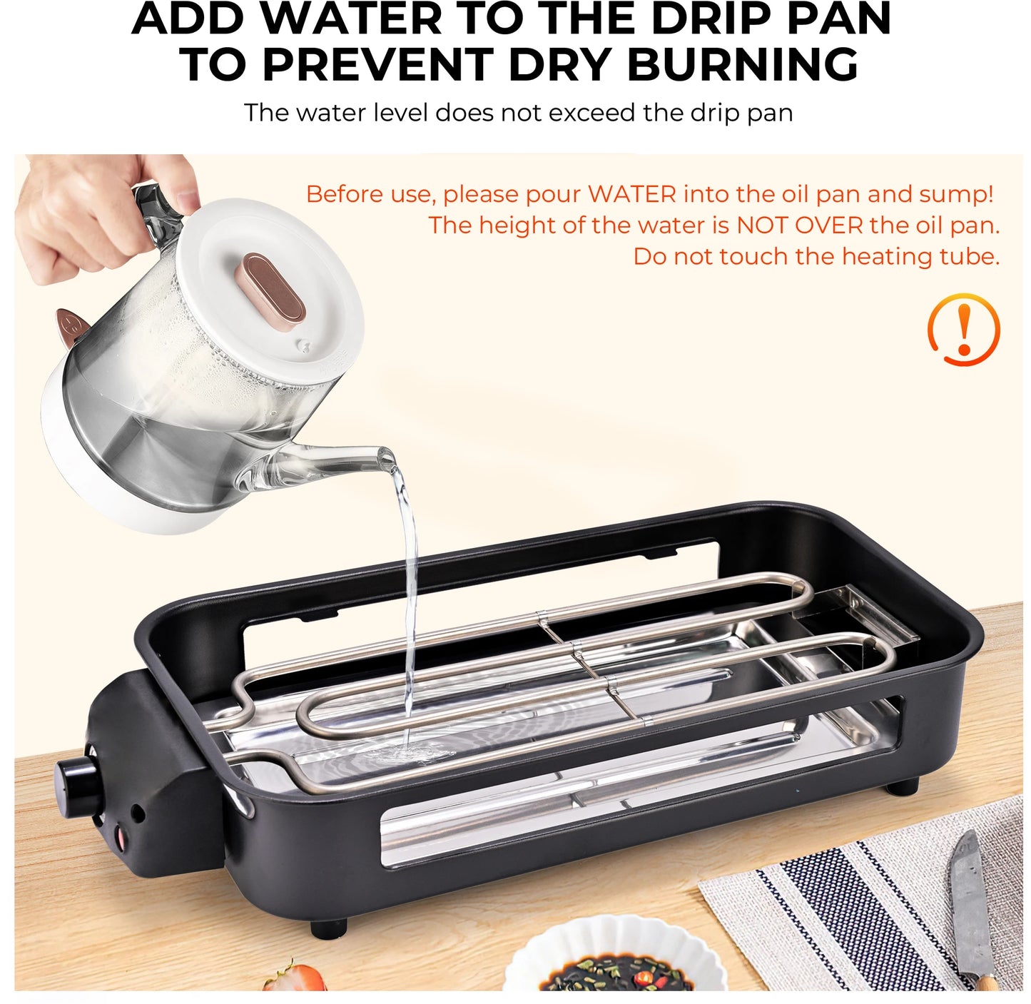 Sumetas Smokeless Indoor Electric Grill
