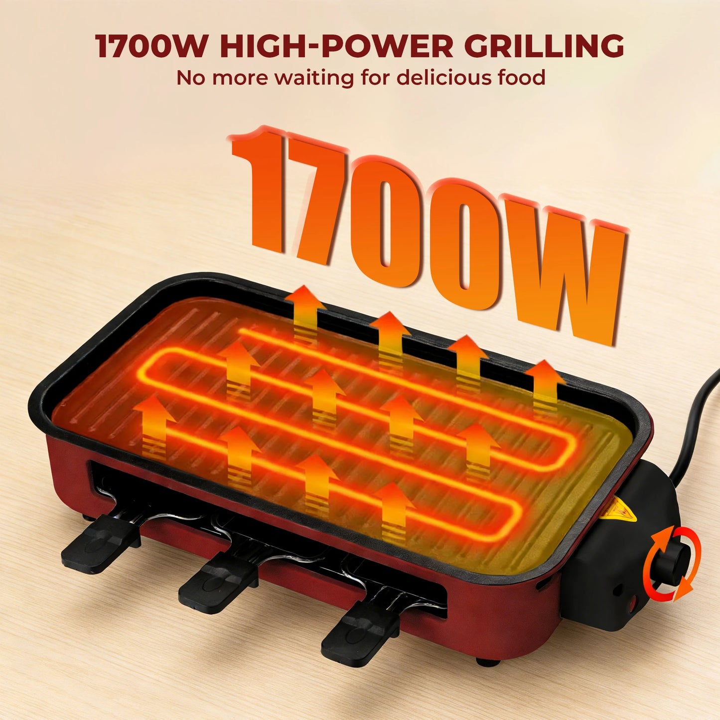 Sumetas Smokeless Indoor Electric Grill