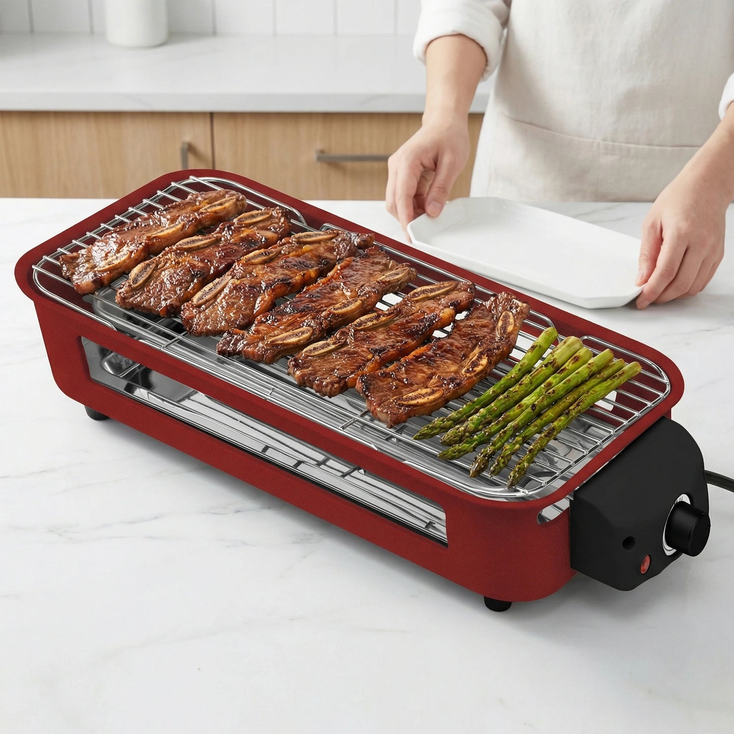 Sumetas Smokeless Indoor Electric Grill