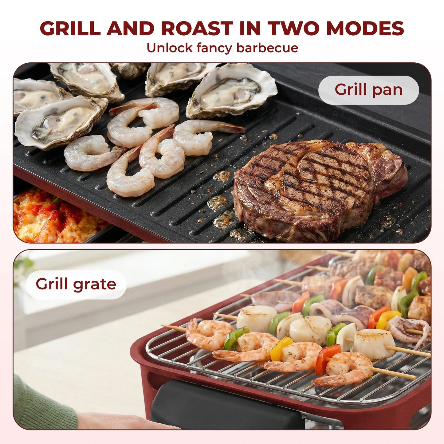 Sumetas Smokeless Indoor Electric Grill