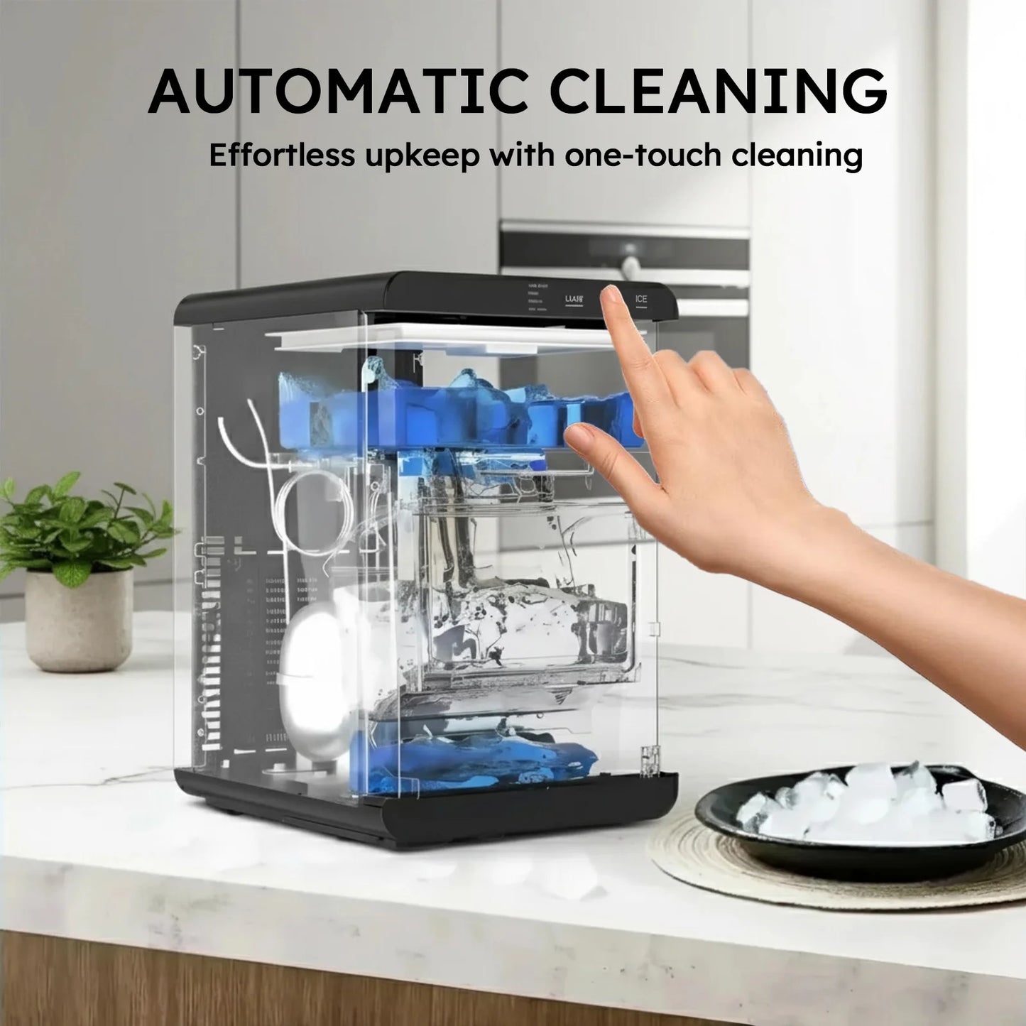 Shicuo 44Lbs Nugget Ice Maker Countertop