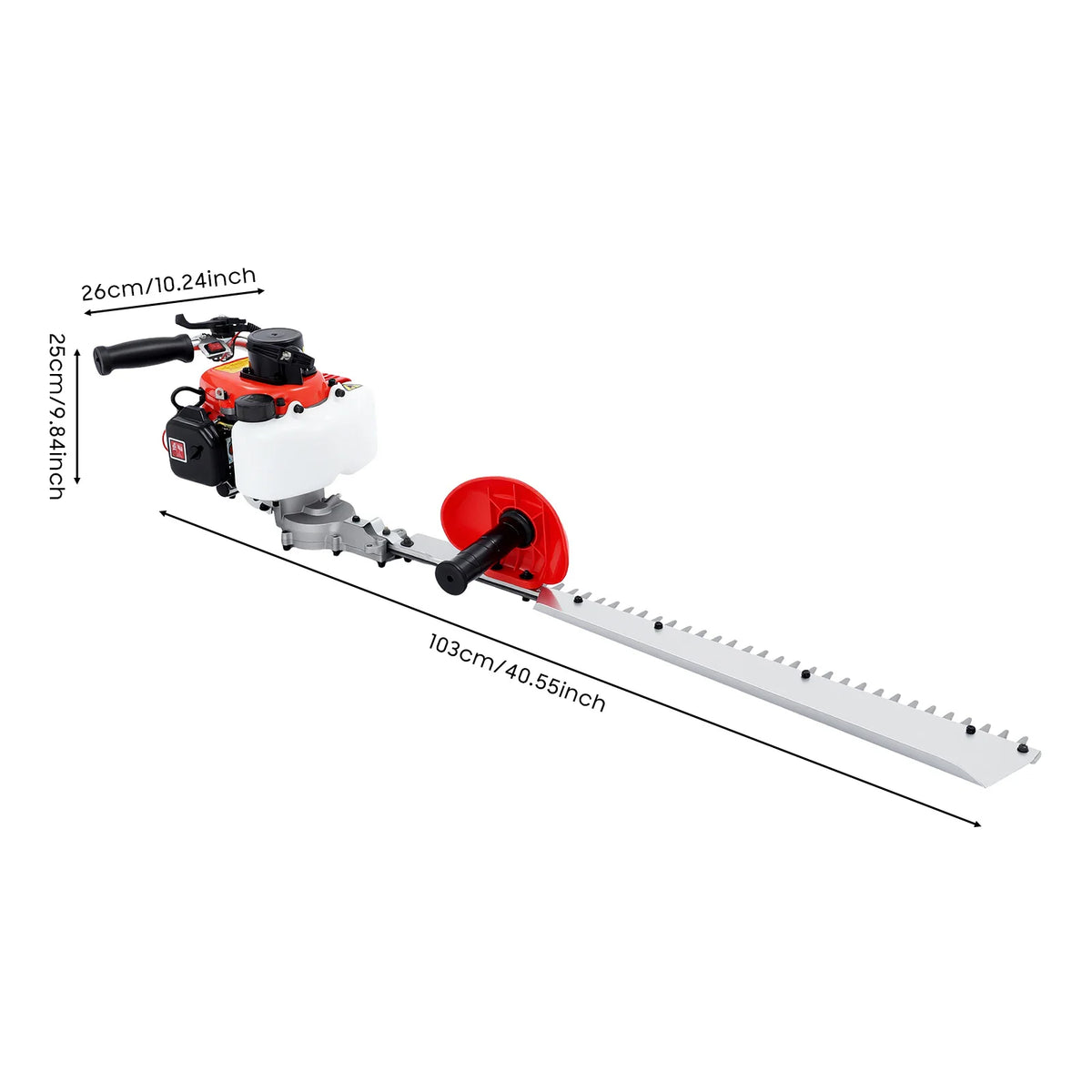 27.56in Single Edge Hedge Trimmer 0.65kW 7500rpm Cordless Garden Bush Trimmer Tool for Yard Garden Landscaping