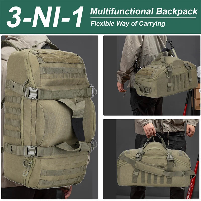 LQARMY Tactical Outdoor Travel Backpack
