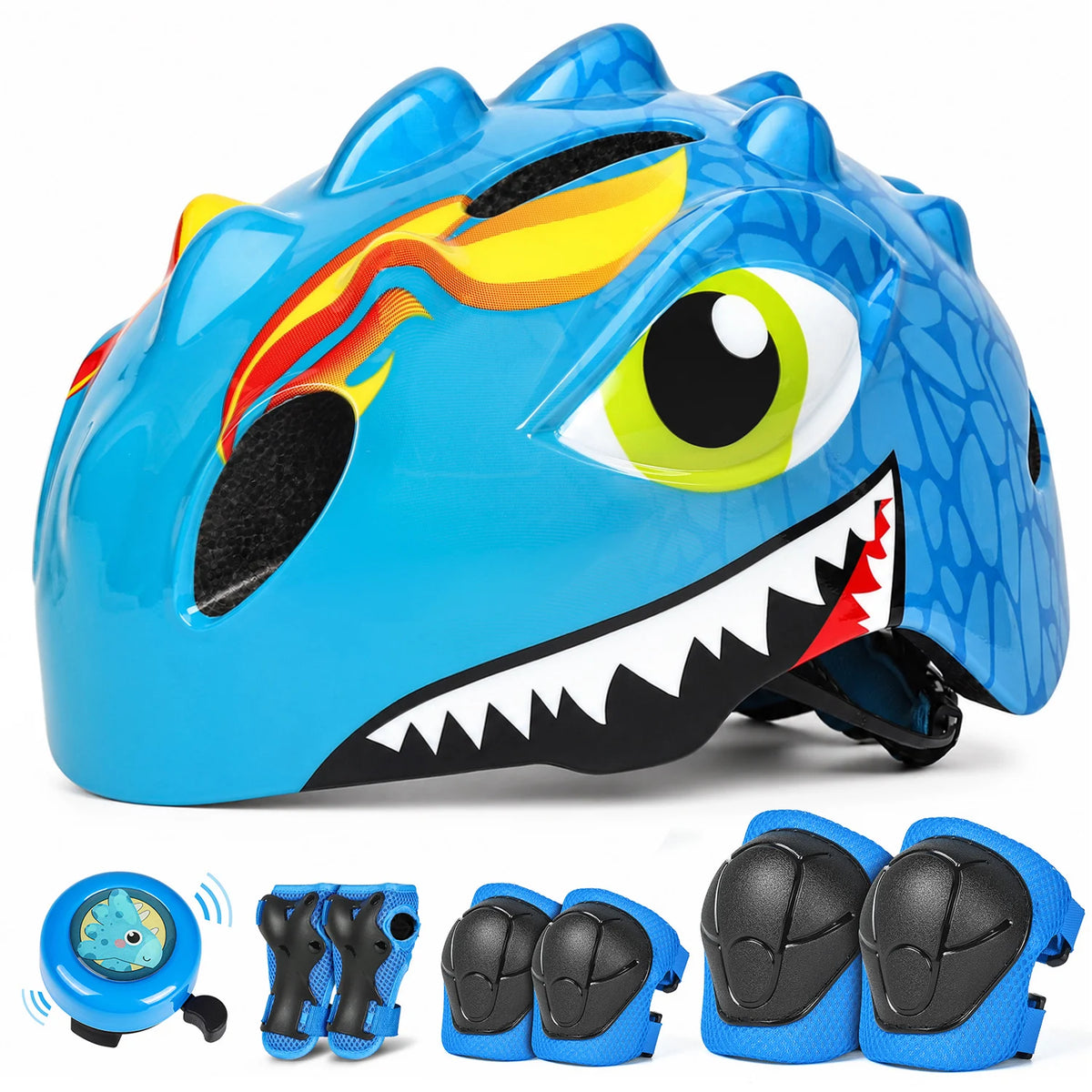 VICTGOAL Kids Bike Helmet and Protective Gear Set