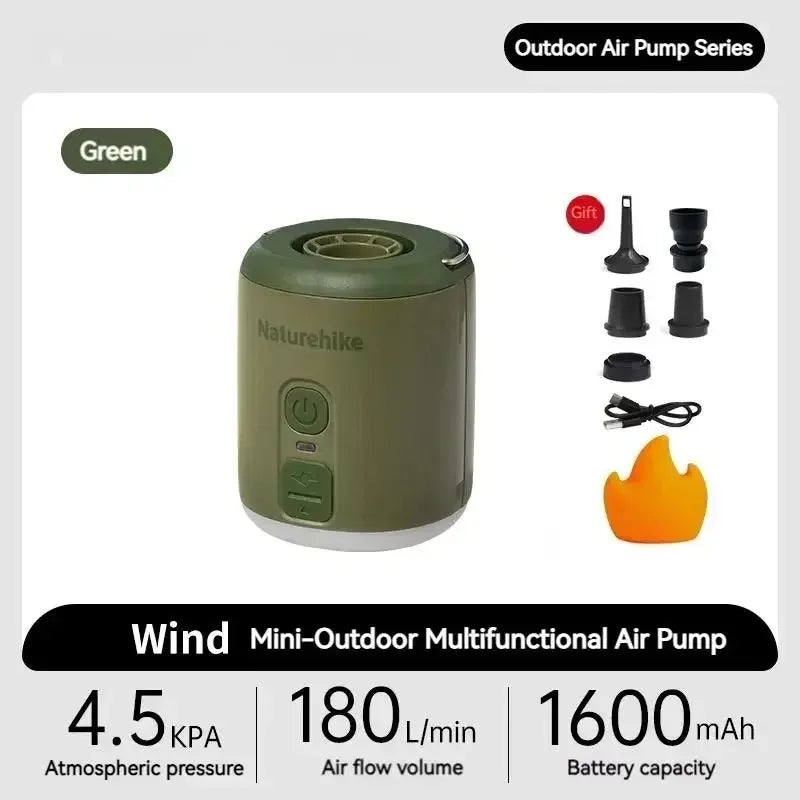 Naturehike Mini Portable Electric Air Pump For Camping