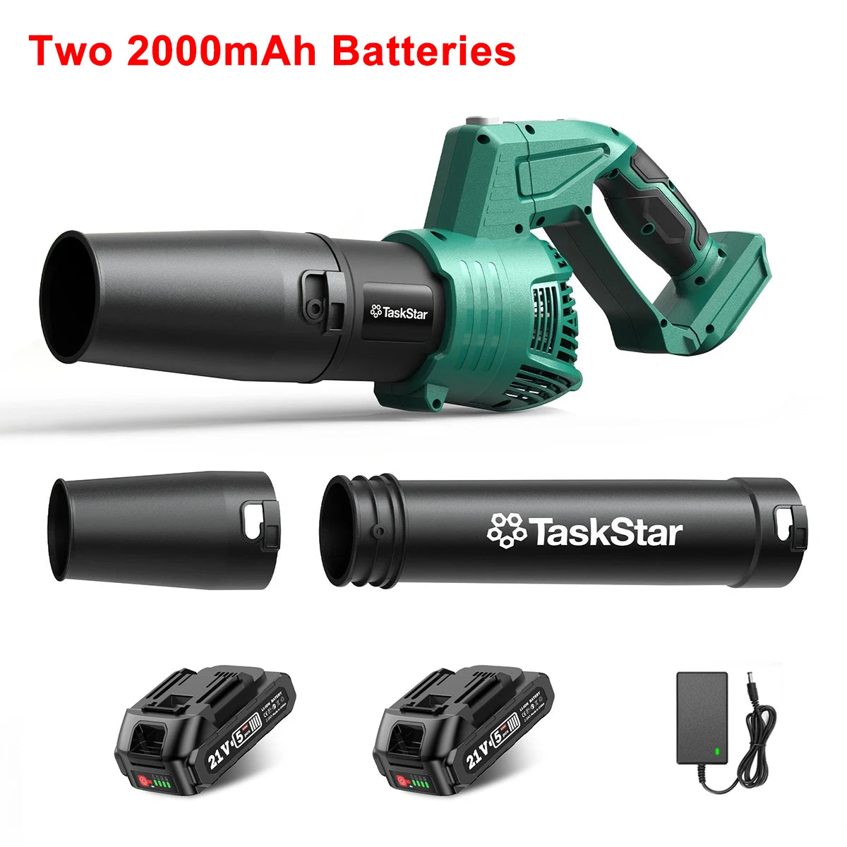 Taskstar 21V Cordless Leaf Blower With Swivel