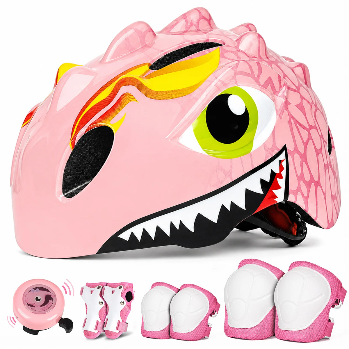 VICTGOAL Kids Bike Helmet and Protective Gear Set