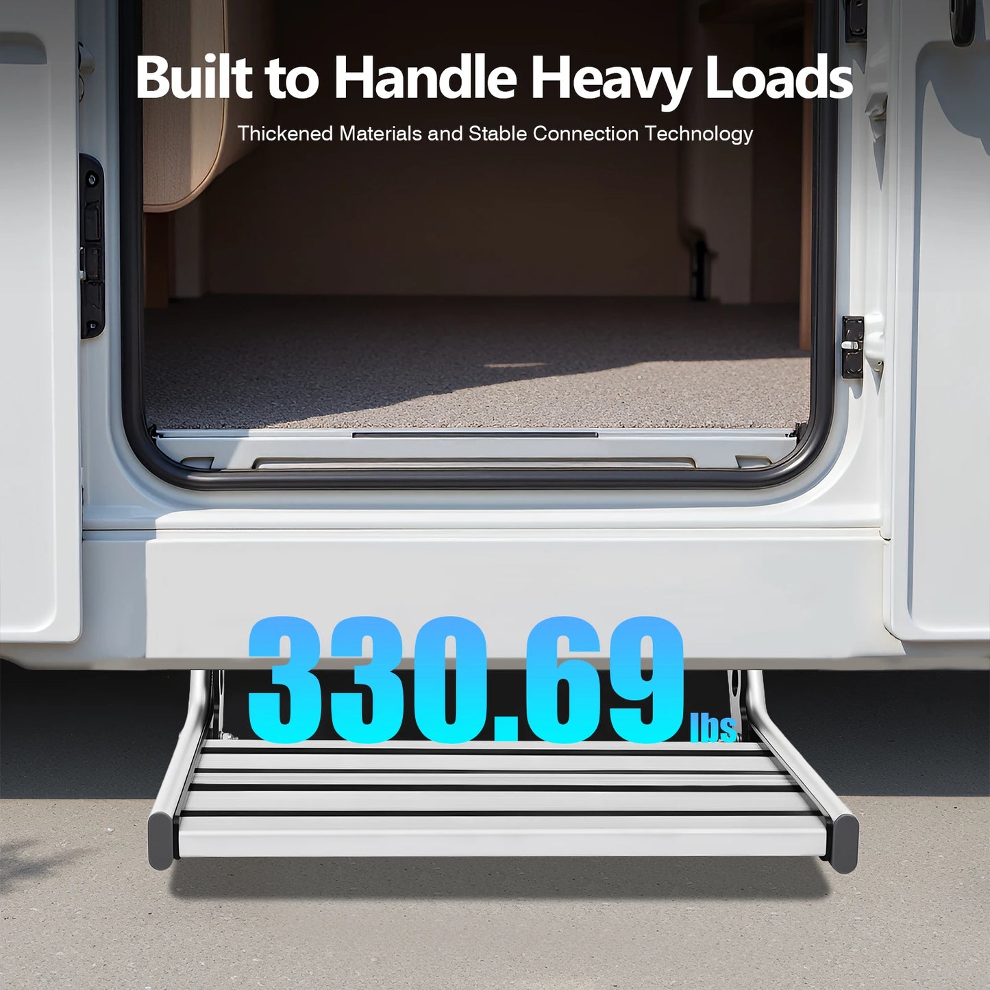 Bymaocar 12V Led Folding Camper Entry Step