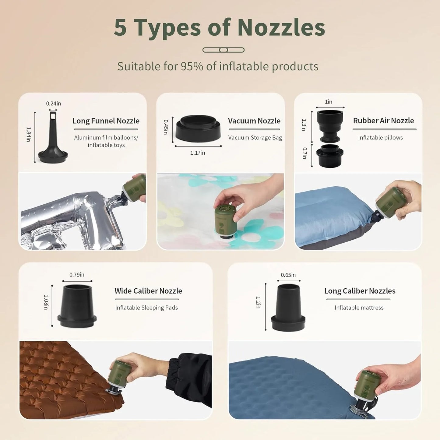 Naturehike Mini Portable Electric Air Pump For Camping