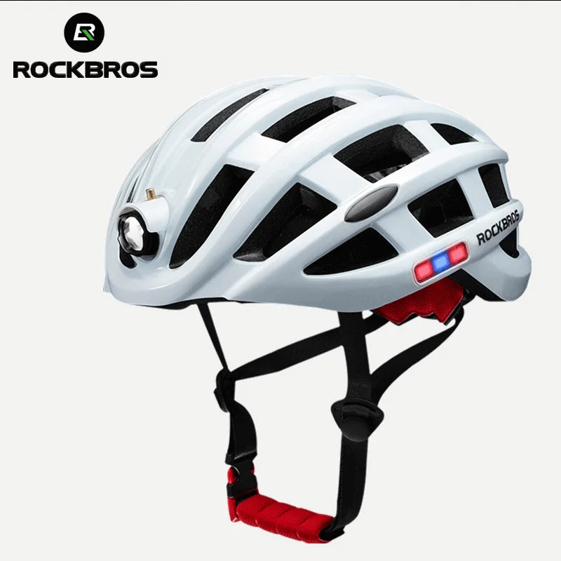ROCKBROS Ultralight USB Cycling Helmet With Headlamp