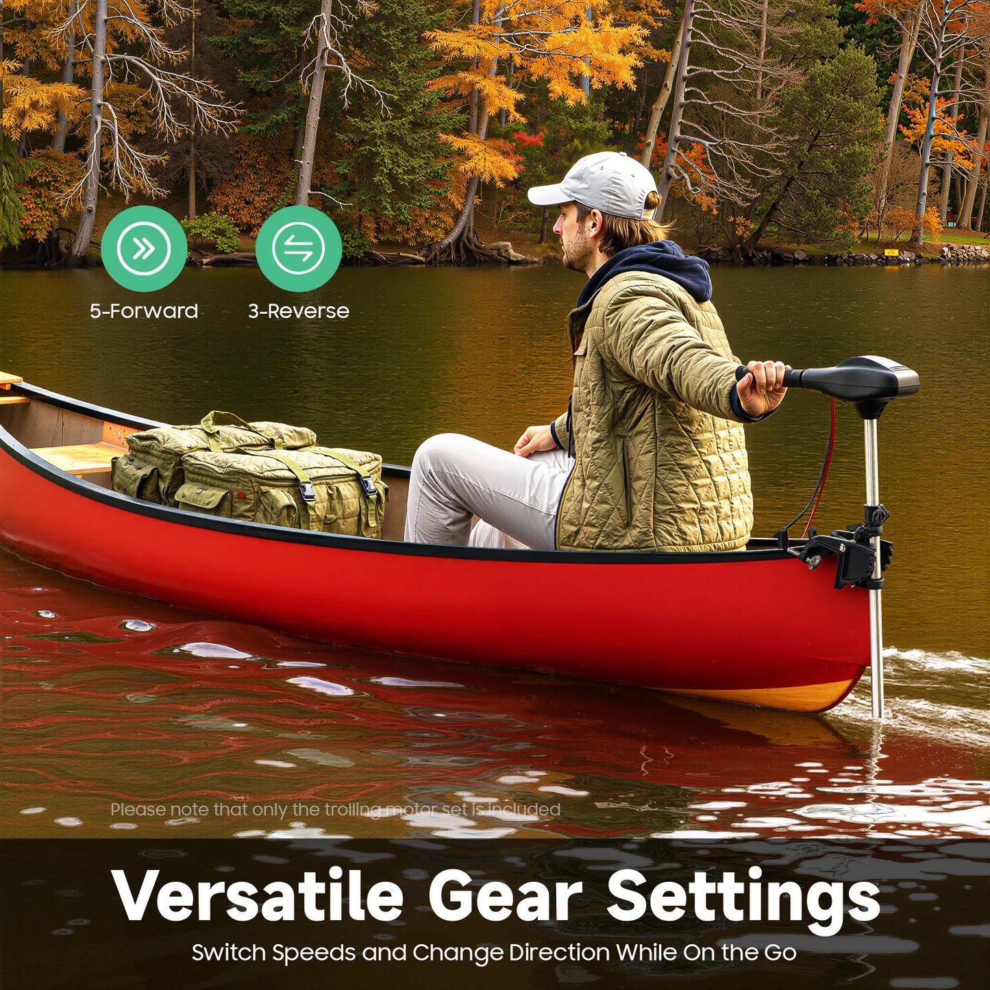 Electric Trolling Motor for Fishing and Inflatable Boats