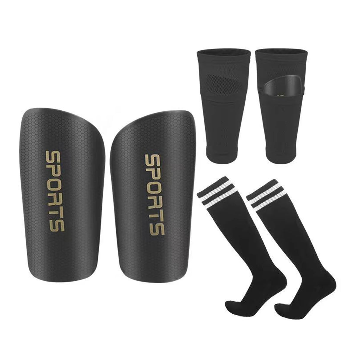 Soccer Shin Guards Football Protectors Pads Adult Kids Shinguards Light Sock Insert Board Boy Training Legging Protective Gear
