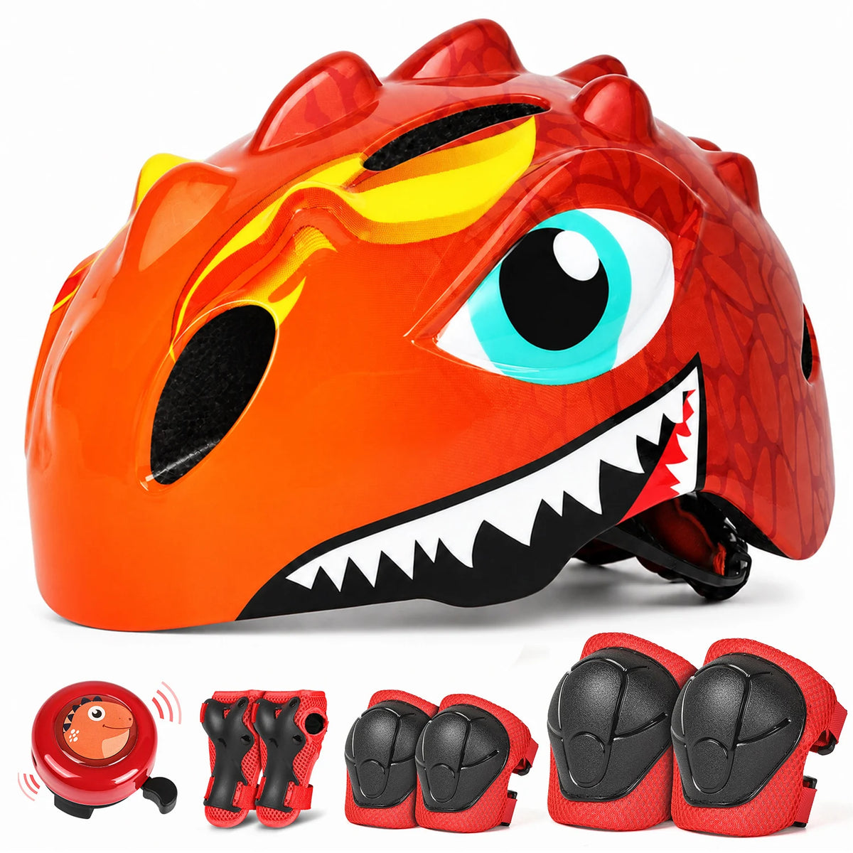 VICTGOAL Kids Bike Helmet and Protective Gear Set