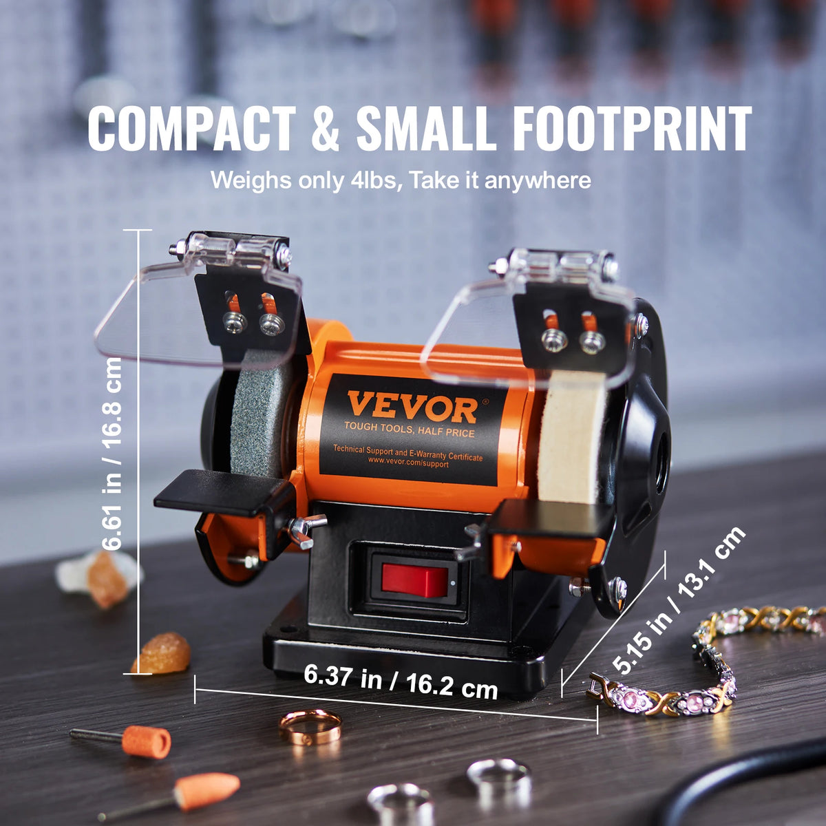 SucceBuy Brushless Adjustable Speed Jewelry Polisher
