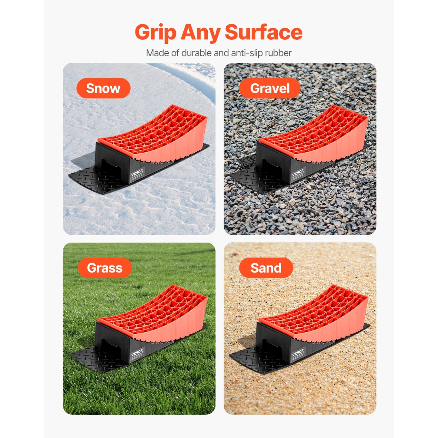 SucceBuy RV Camper Leveler Kit With Anti Slip Mat