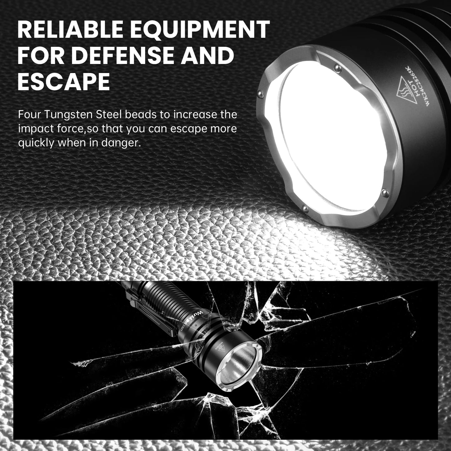 Wurkkos TS23 5000LM IPX8 Rated EDC Flashlight