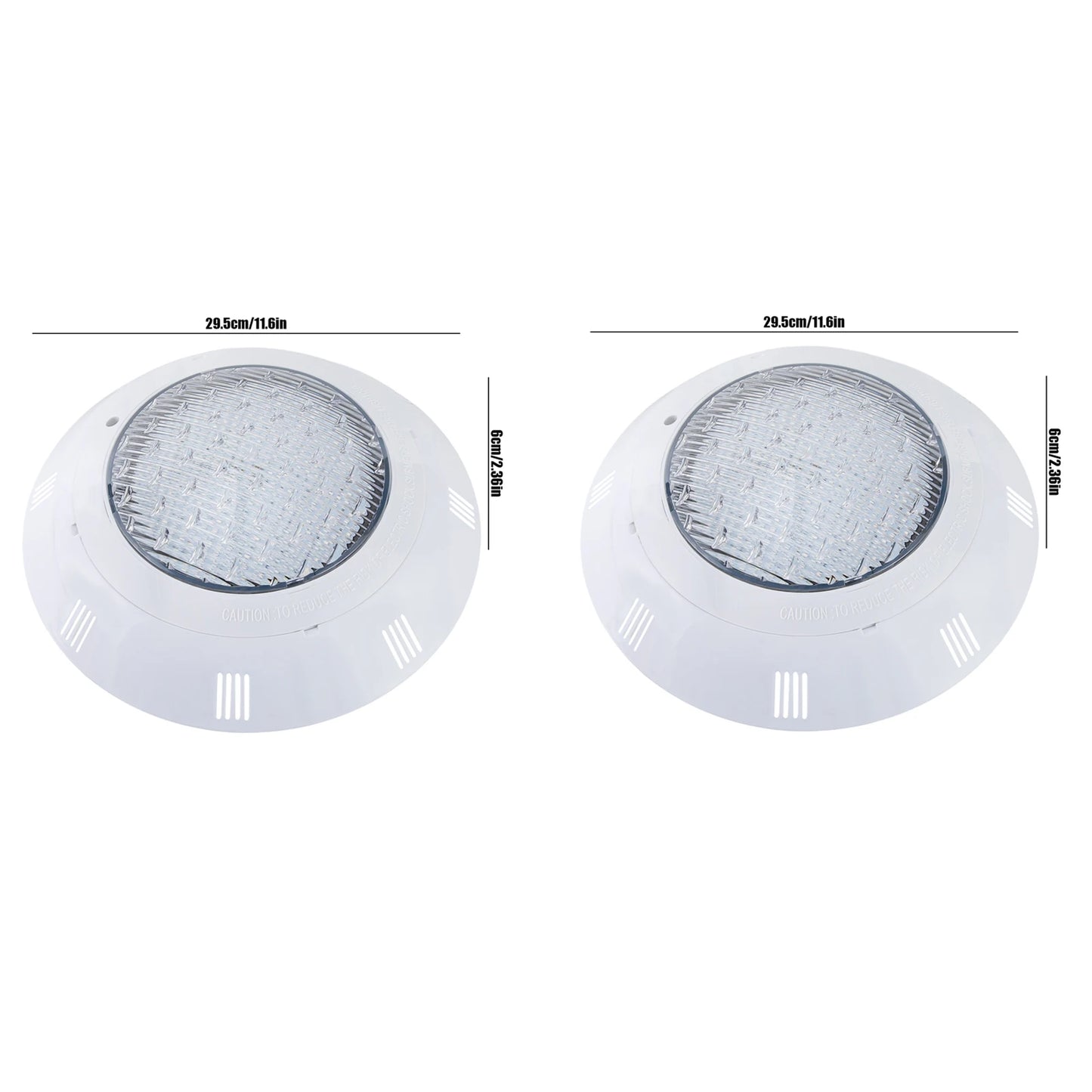 36W IP68 Waterproof 7-Color LED Swimming Pool Light With Remote Control