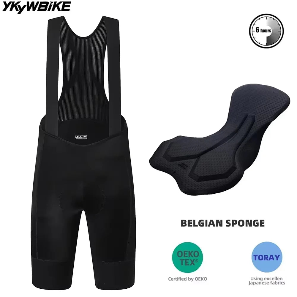 YKYWBIKE Mens Padded Cycling Bib Shorts