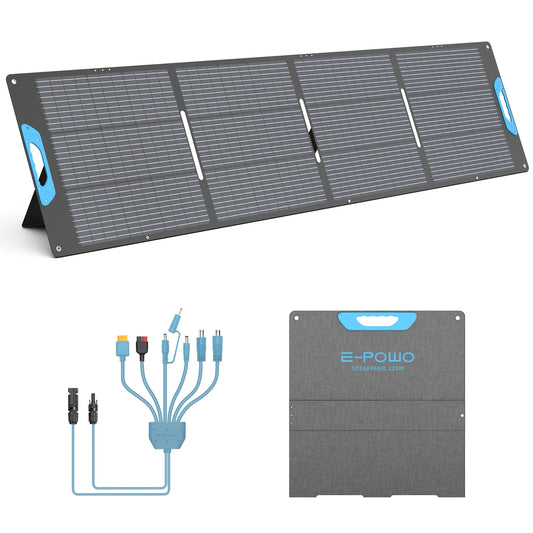 E-Powo 220W Foldable Solar Panel For Power Stations