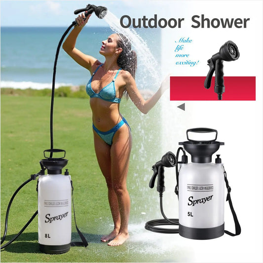 Outdoor Camping Portable Shower Rinse Kit