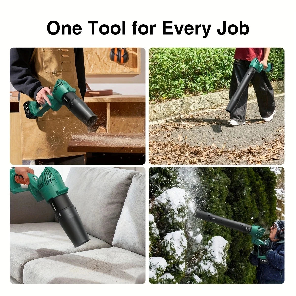 Taskstar 21V Cordless Leaf Blower With Swivel