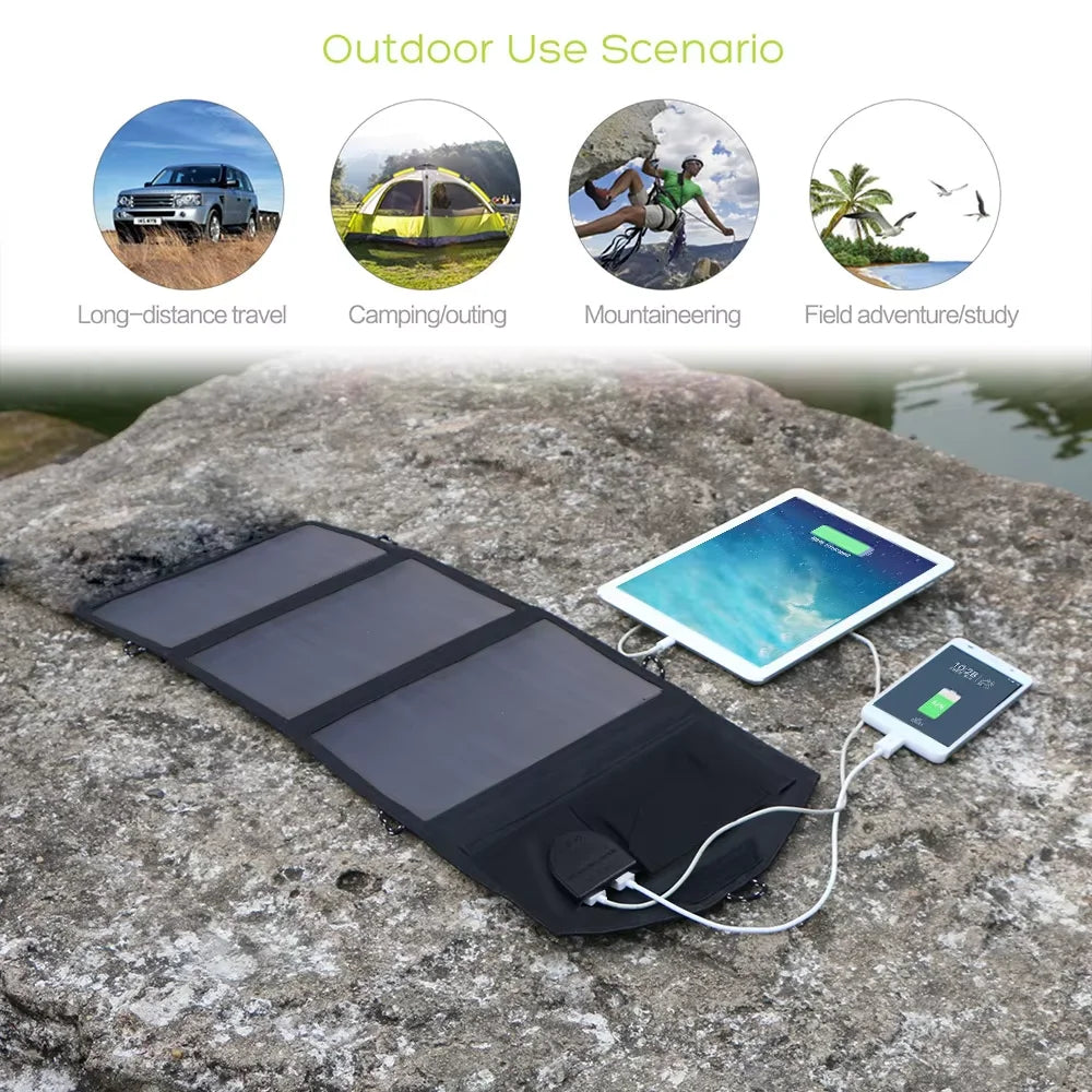 Allpowers 21W Foldable Solar Panel Portable Charger