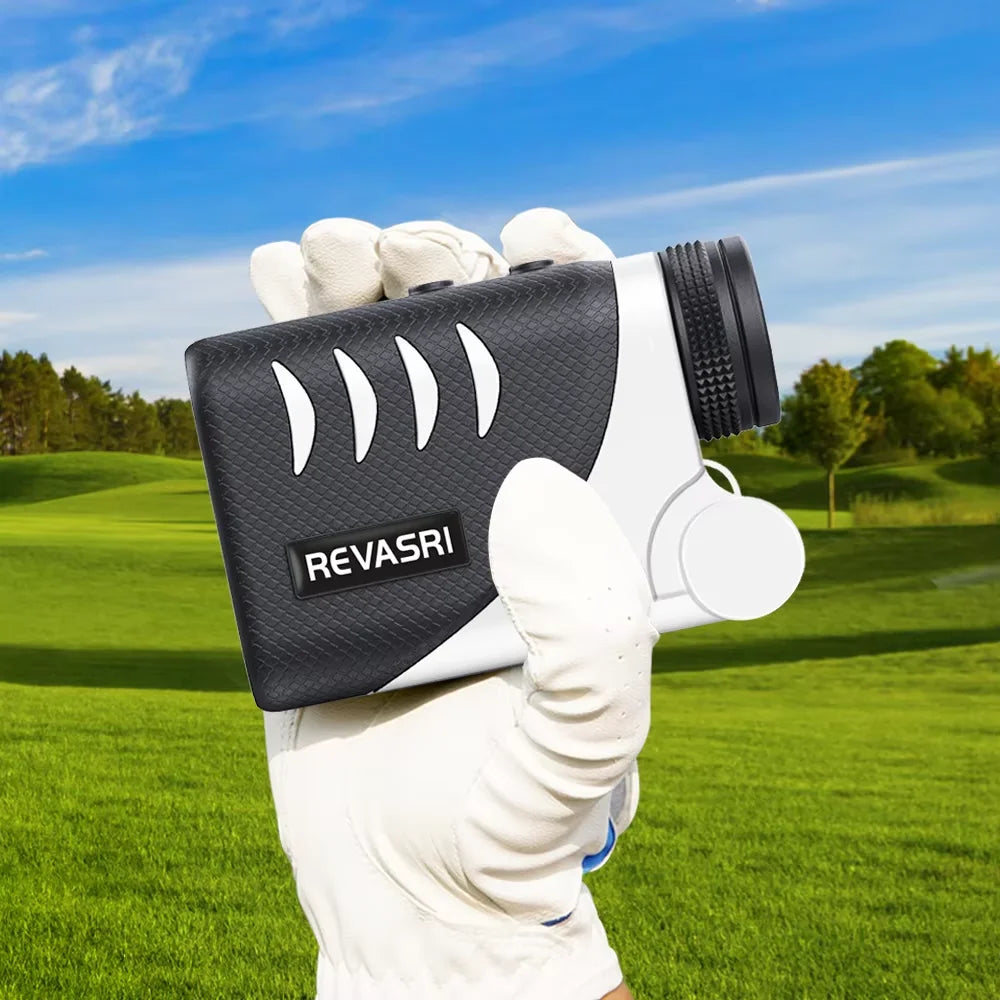 REVASRI 1500M Golf Rangefinder, Slope-Compensated Rangefinder, Speed and Long-Range Measurement Function Hunting Monocular