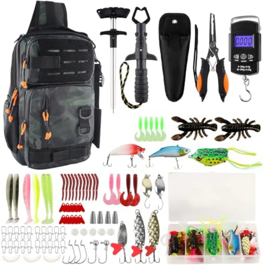 Fishing Backpack With Tackle Boxes And Rod Holder
