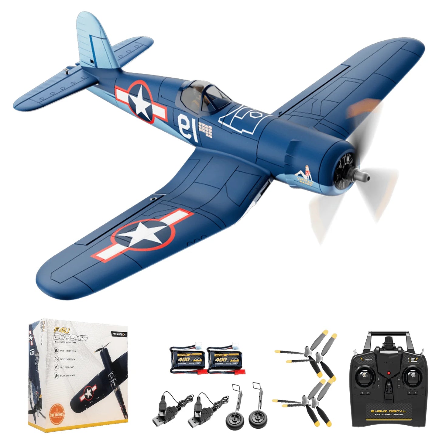 Volantexrc 500Mm Brushless F4u Corsair Rc Plane