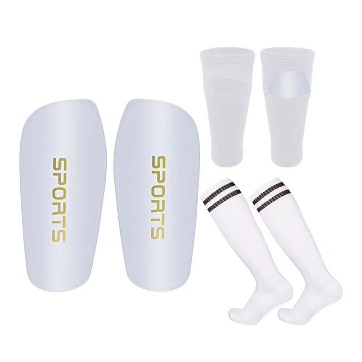 Soccer Shin Guards Football Protectors Pads Adult Kids Shinguards Light Sock Insert Board Boy Training Legging Protective Gear