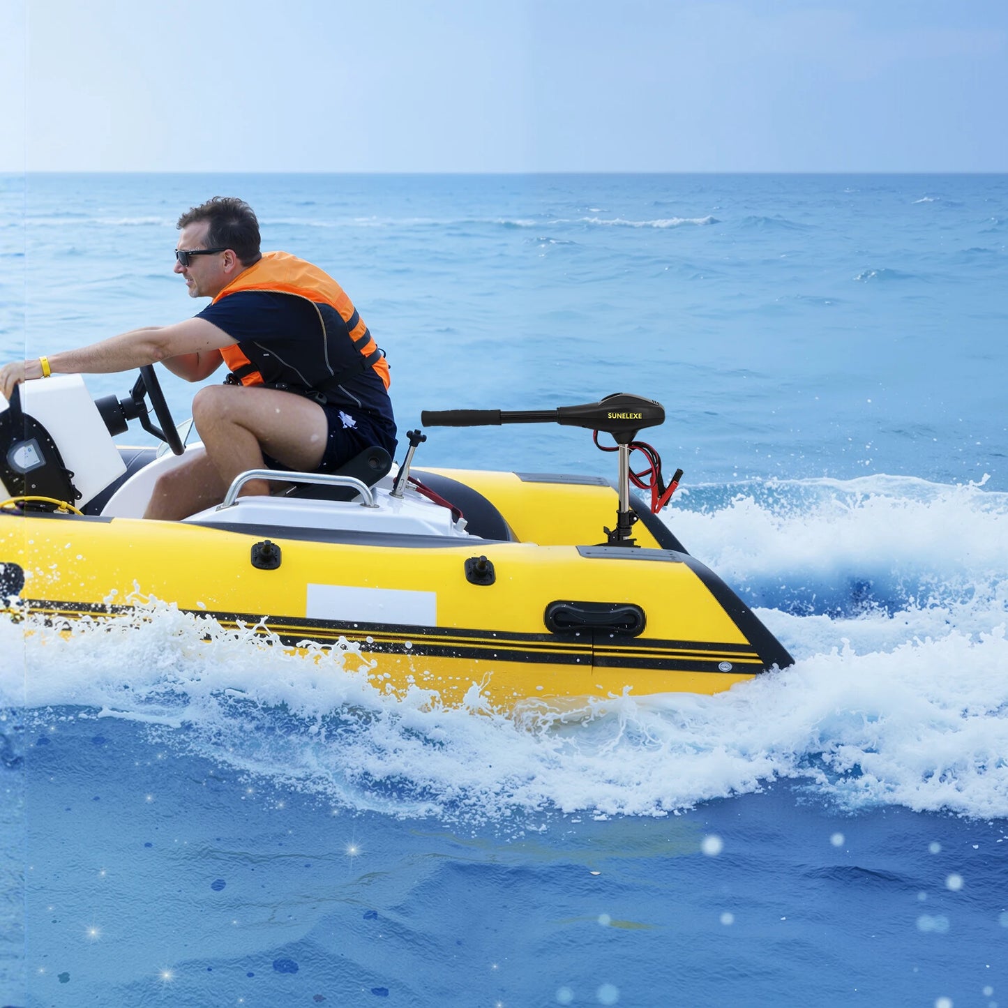 Electric Trolling Motor for Fishing and Inflatable Boats