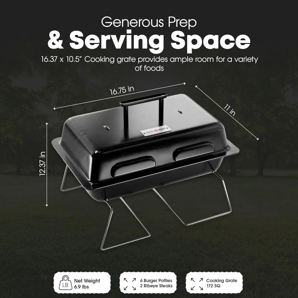 Nbvcx Portable Propane Burner Grill With Foldable Legs