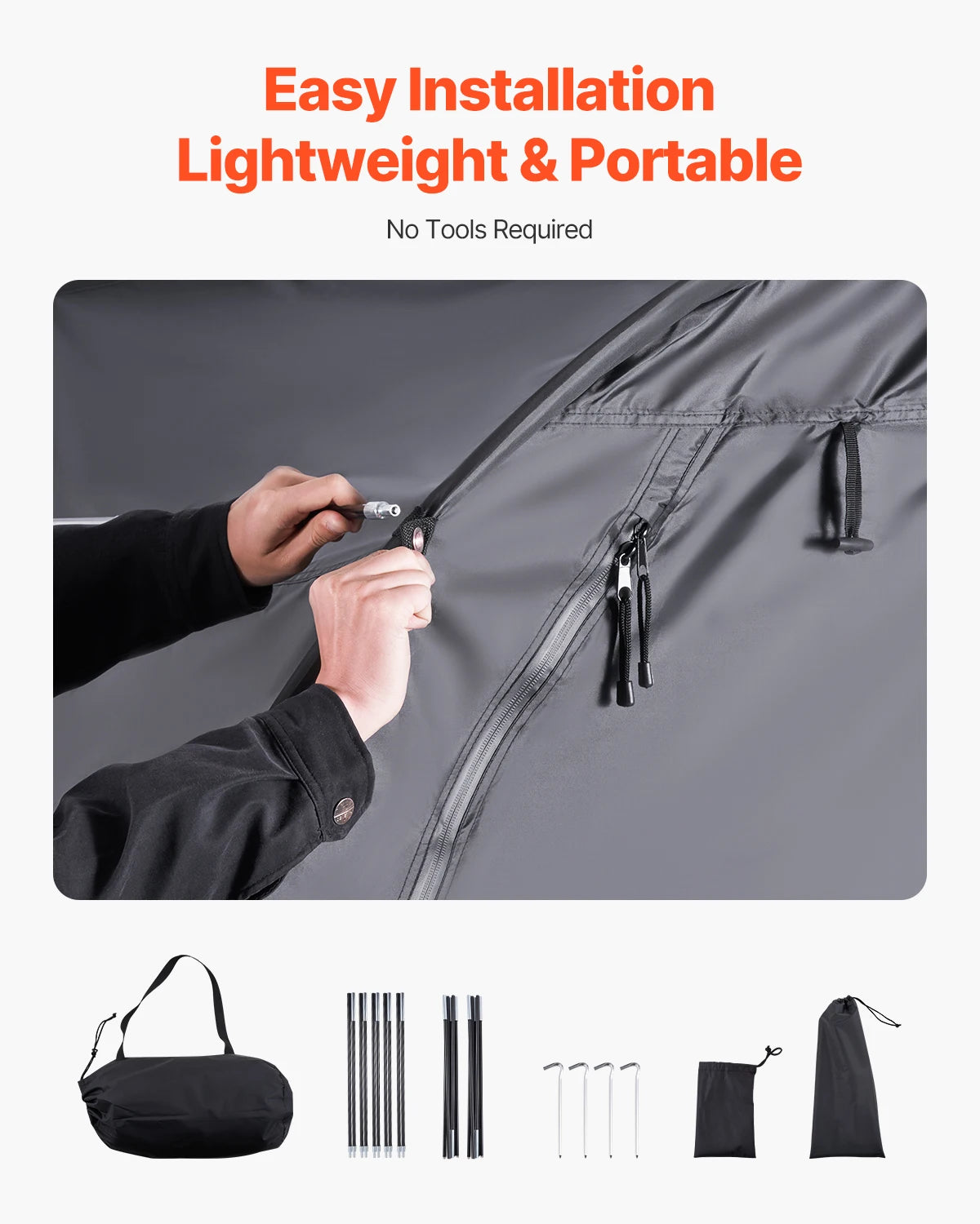 SucceBuy Waterproof Outdoor Bike Storage Tent