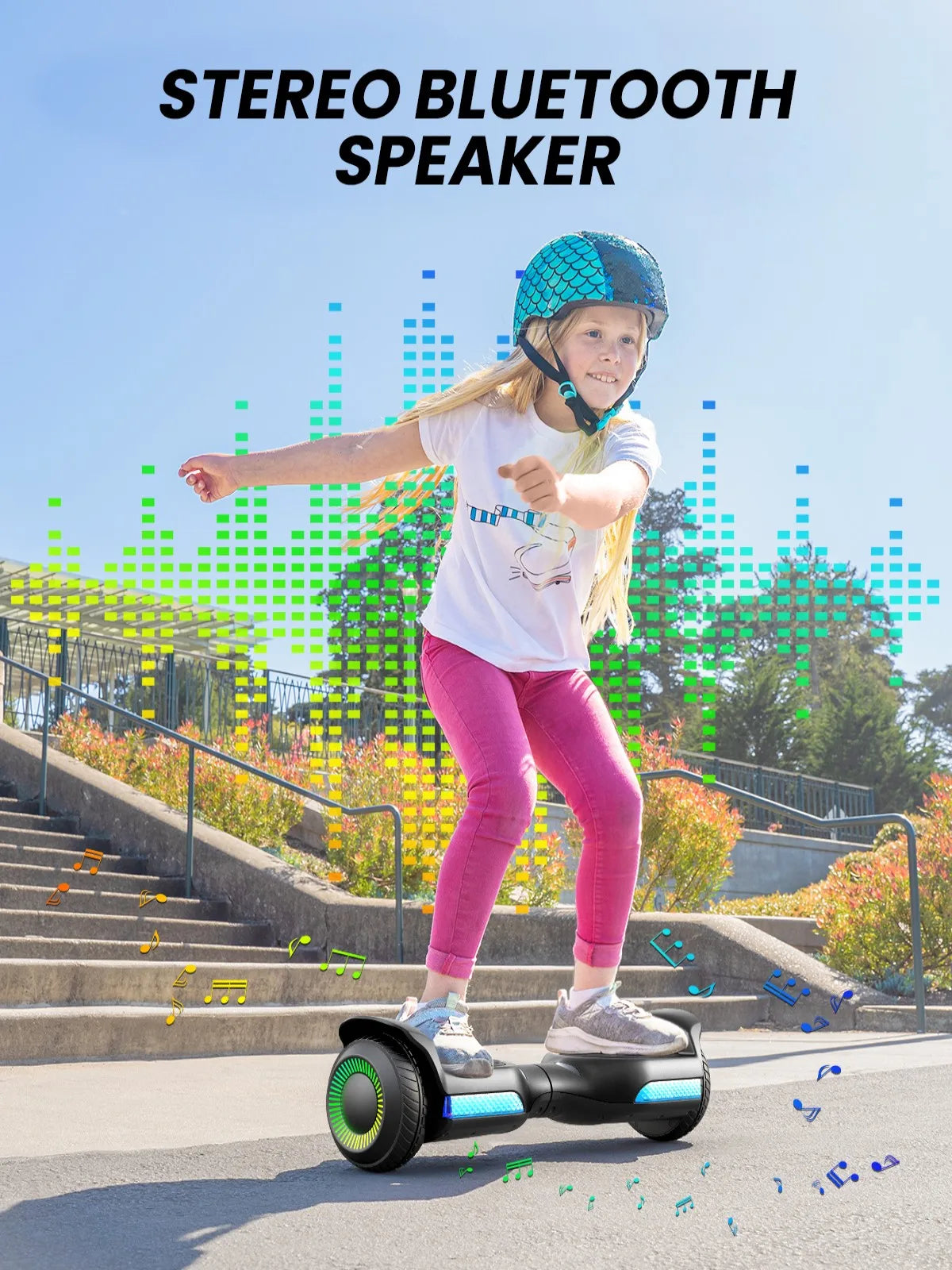 Gyroor Kids 6.5 Inch Bluetooth Self Balancing Hoverboard