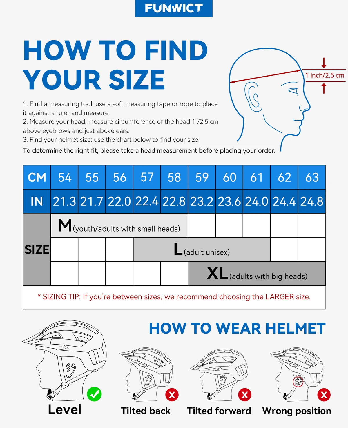 Funwict Cycling Helmet With Goggles And Rear Light