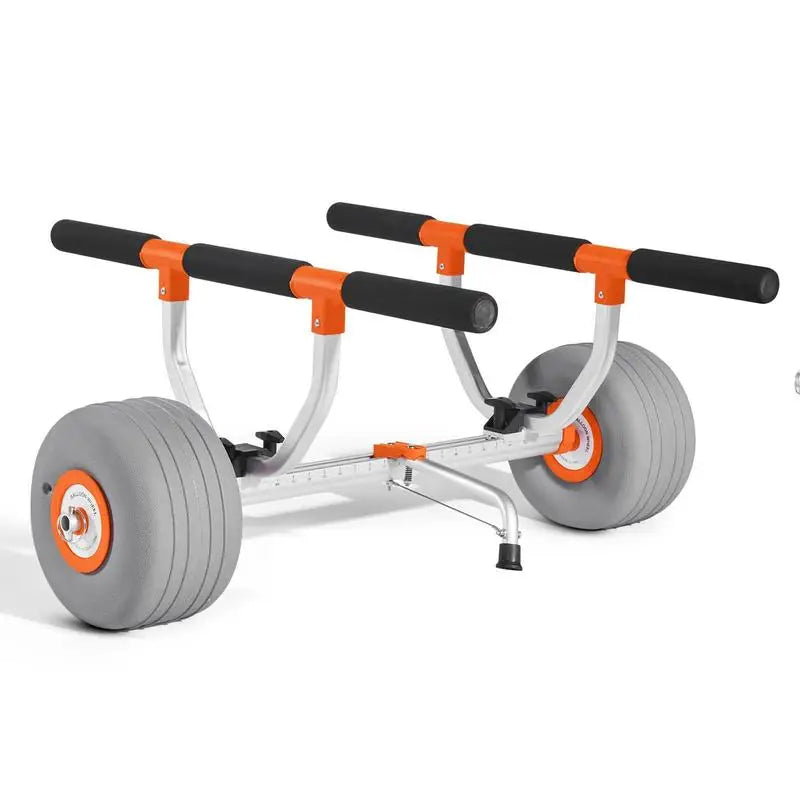 Portable Aluminum Kayak Canoe Cart With Inflatable Tires