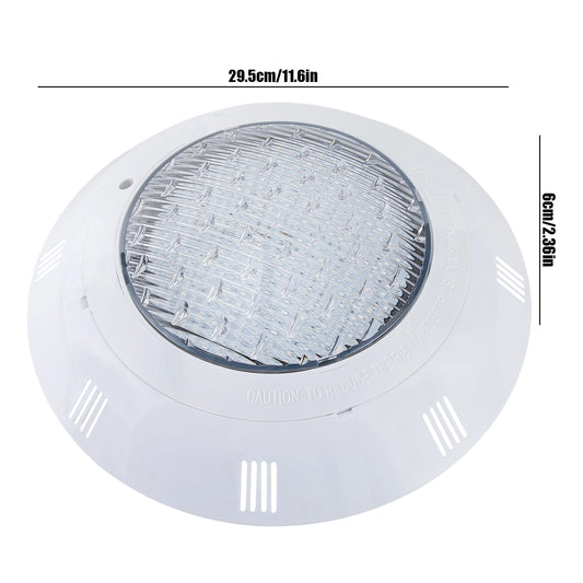 36W IP68 Waterproof 7-Color LED Swimming Pool Light With Remote Control