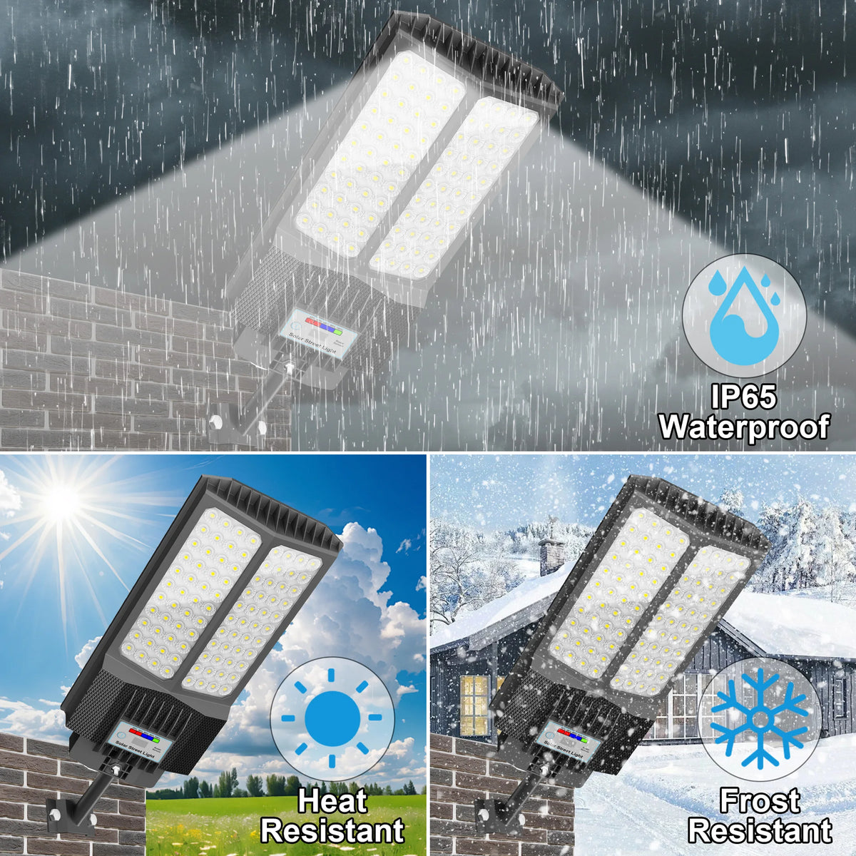 Solar Light Outdoor, Outdoor Solar Lamps, Solar Street Light, 5000W Super Bright Solar Light, Ip65 Waterproof Led Flood Light, 10000 Lumens, Dusk-To-Dawn Auto, Motion Sensor & Remote Control, Easy Install for Yard, Patio, Gar