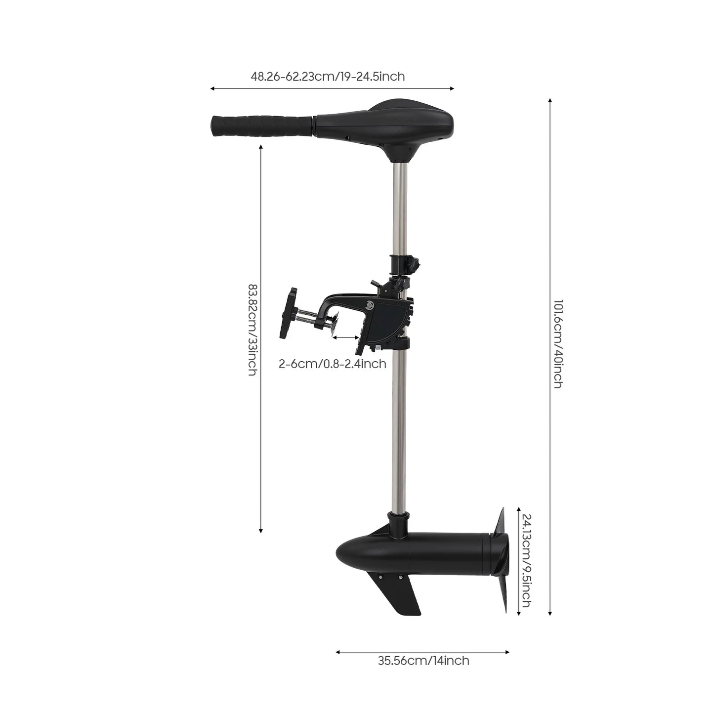 40Lbs 12V Electric Trolling Motor For Fishing Boat Dinghy