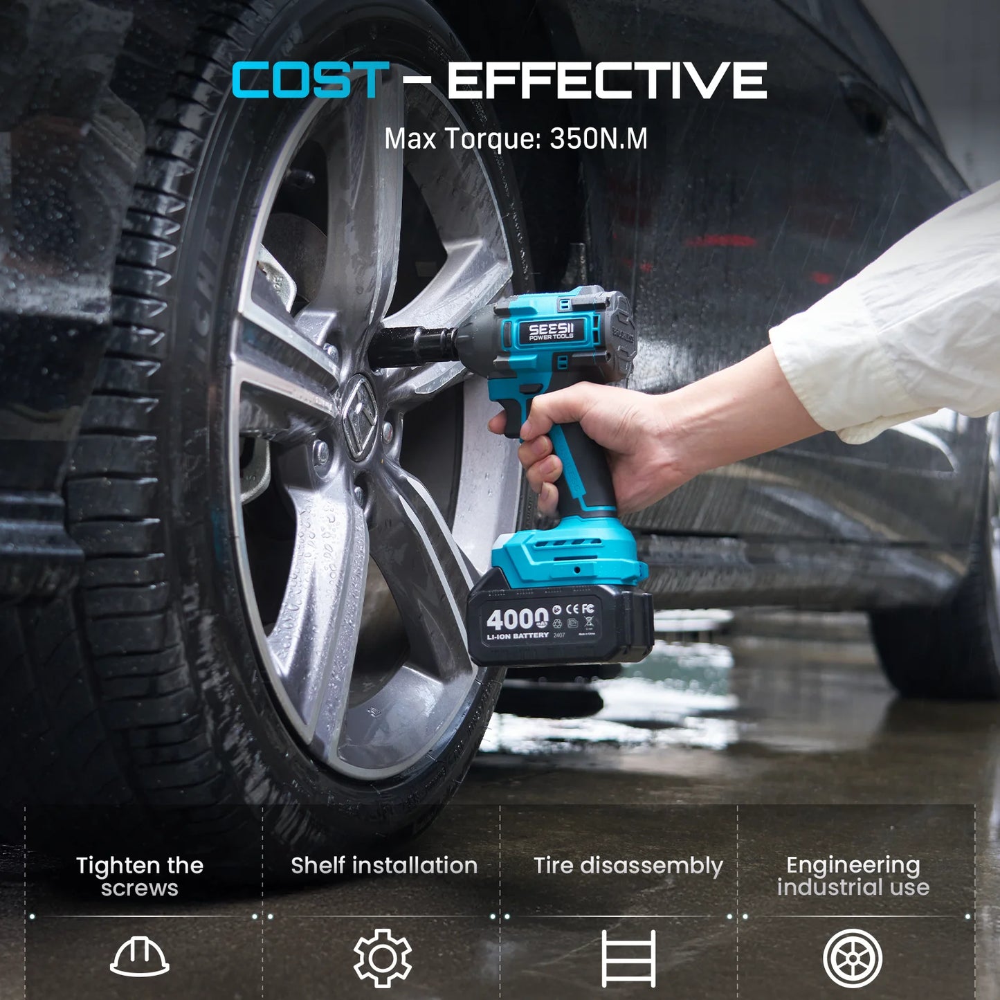 Seesii Trio Cordless Power Tool Kit With Batteries