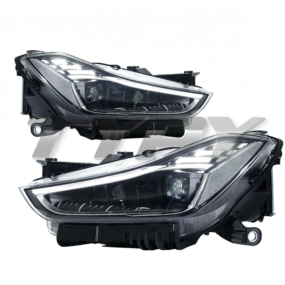 TYPY 2 PCS Car Accessories Car lights For Maserati Ghibli Headlights 2014-2019 Upgraded 2023 LED Headlamps Dynamic Turn Signal Lamp Brake DRL