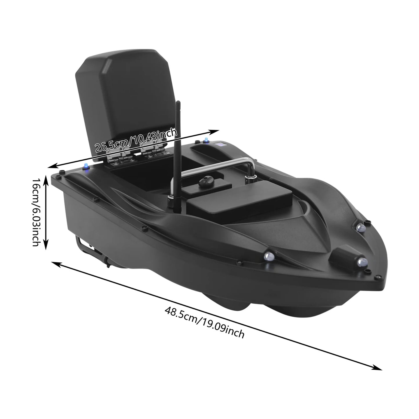 Bymaocar 16 Position GPS Fishing Bait Boat With Remote