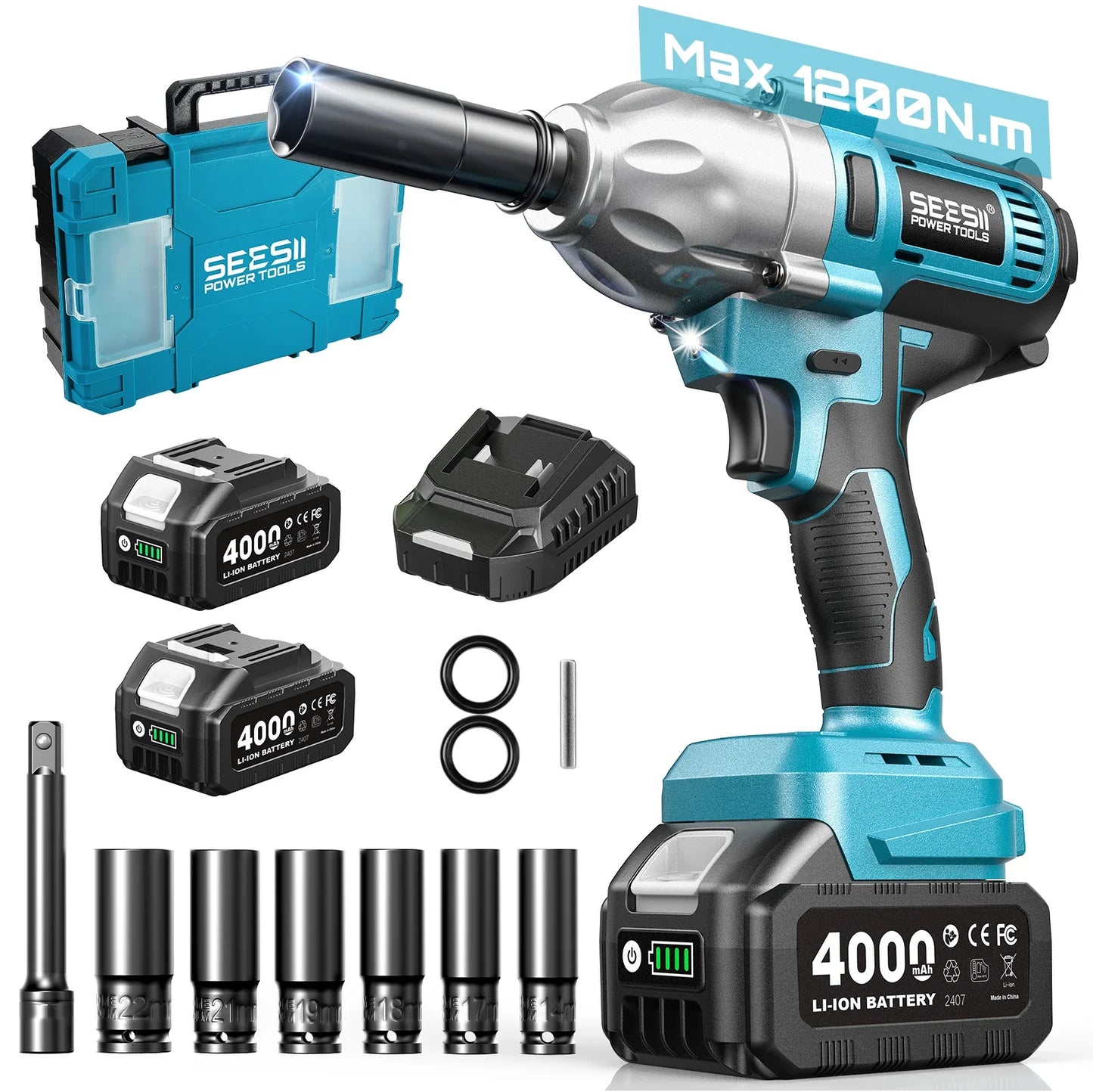 Seesii Trio Cordless Power Tool Kit With Batteries