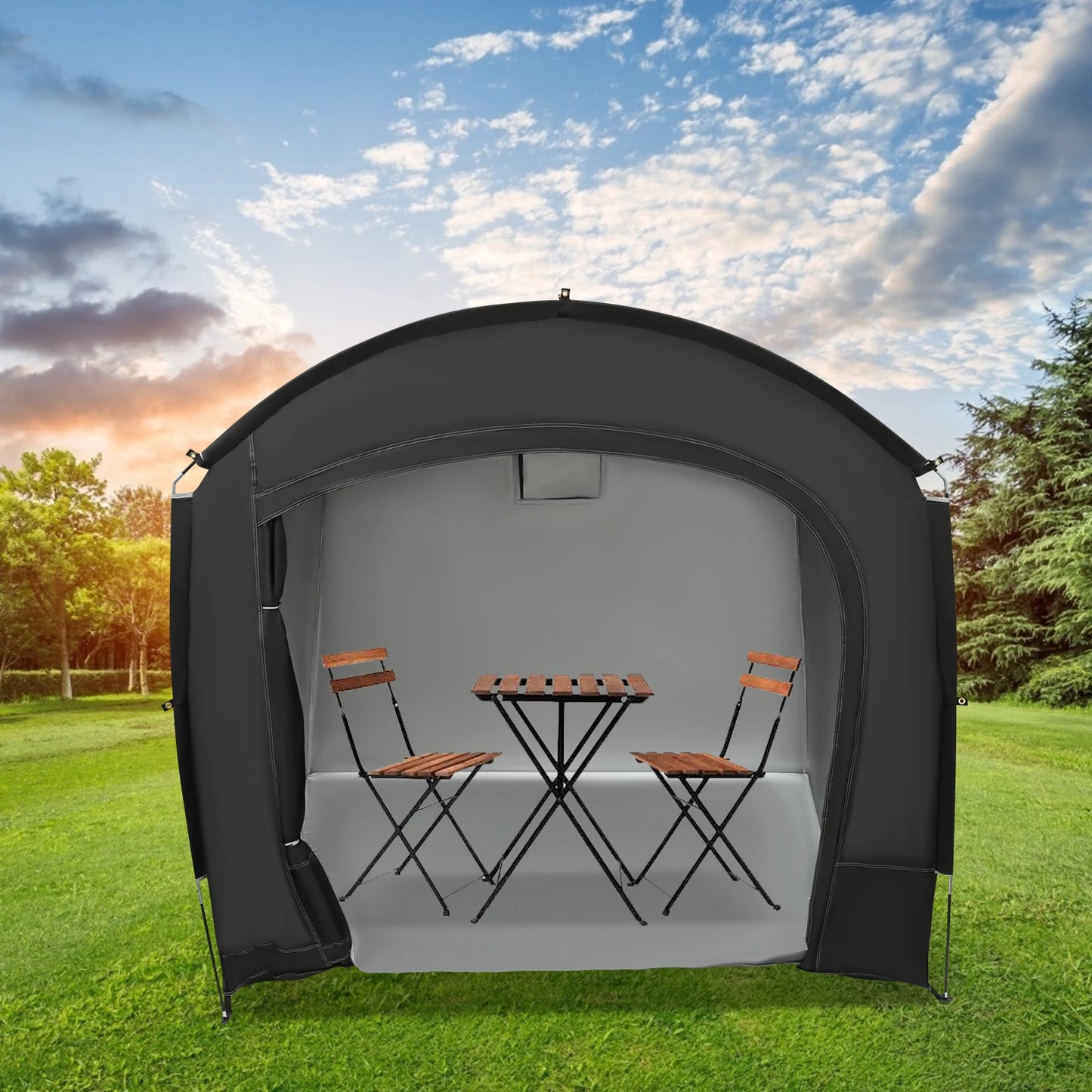 Portable Bike Storage Shelter Waterproof 210D Oxford