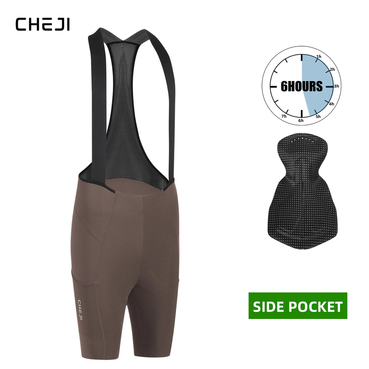 Cheji Men's Cycling Bib Shorts For Durable Performance
