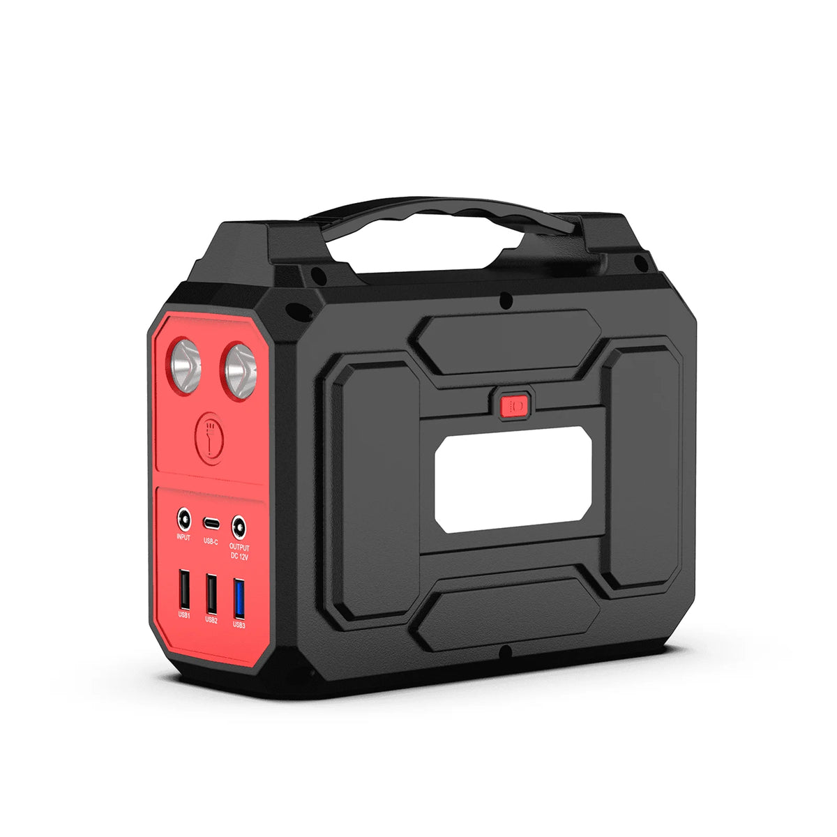 Portable Power Station Solar Generator With AC USB Outputs
